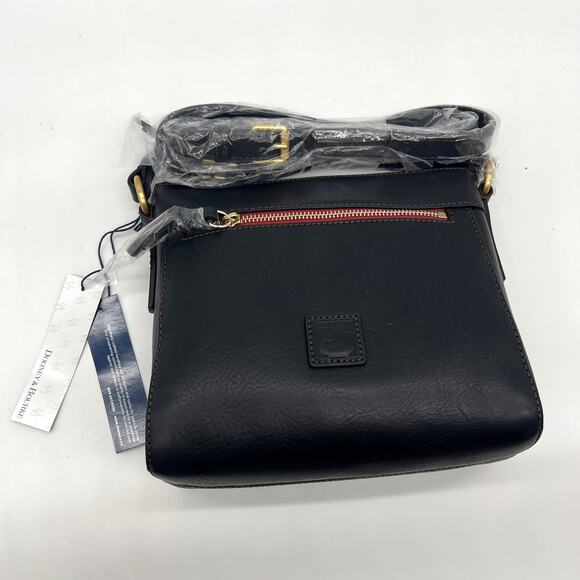 Dooney & Bourke Florentine Leather Allison Crossody Handbags Black